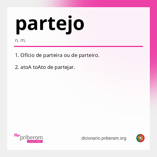 Significado de partejo