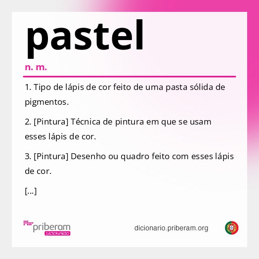 Significado de pastel