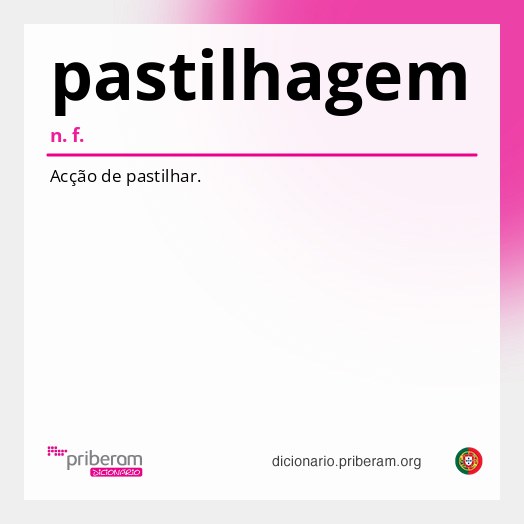 Significado de pastilhagem