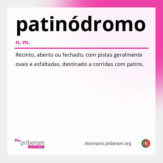 Significado de patinódromo