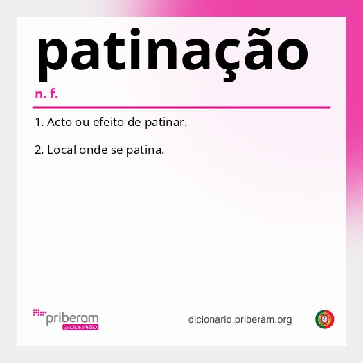 Significado de patinação