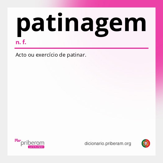 Significado de patinagem