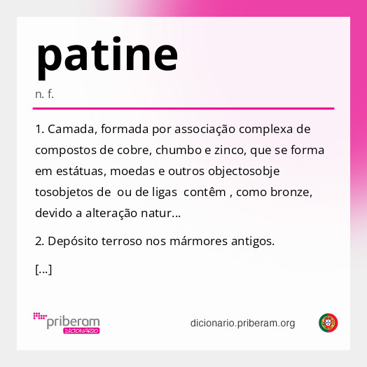 Significado de patine