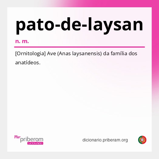 Significado de pato-de-laysan