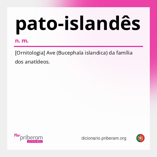 Significado de pato-islandês