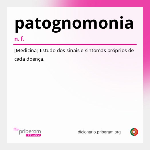 Significado de patognomonia
