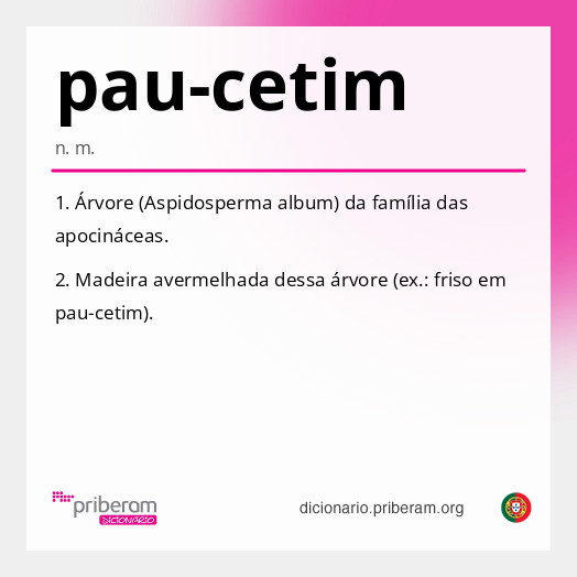 Significado de pau-cetim