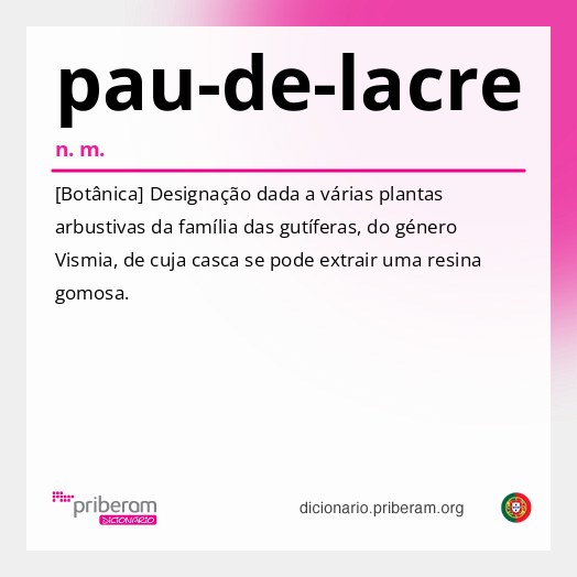 Significado de pau-de-lacre