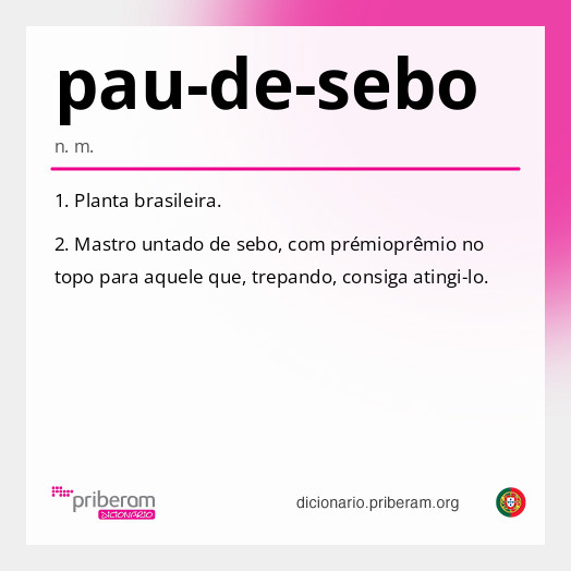 Significado de pau-de-sebo