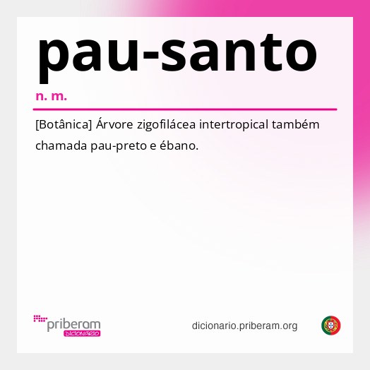 Significado de pau-santo