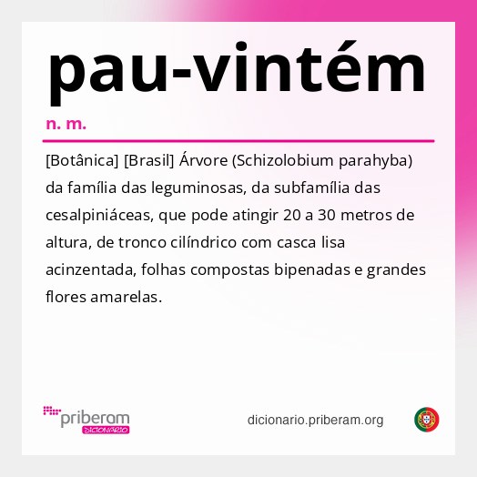 Significado de pau-vintém