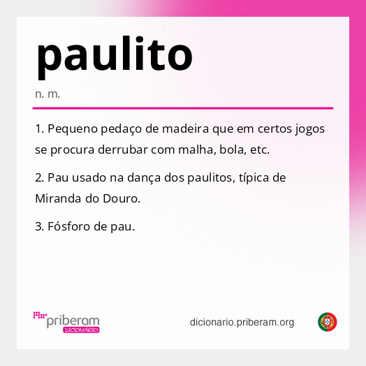 Significado de paulito