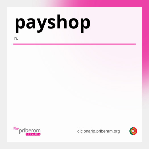 Significado de payshop