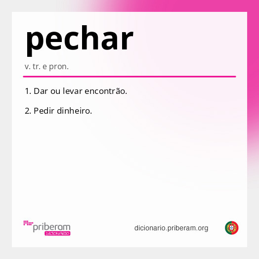 Significado de pechar