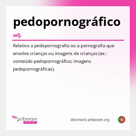 Significado de pedopornográfico