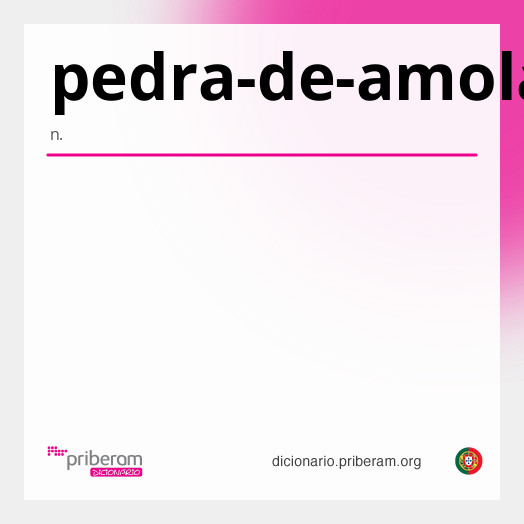 Significado de pedra-de-amolar