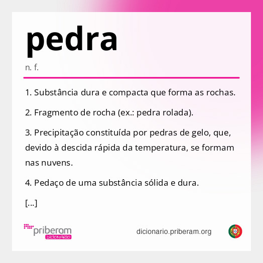 Significado de pedra