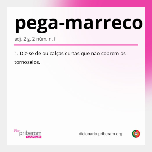 Significado de pega-marreco