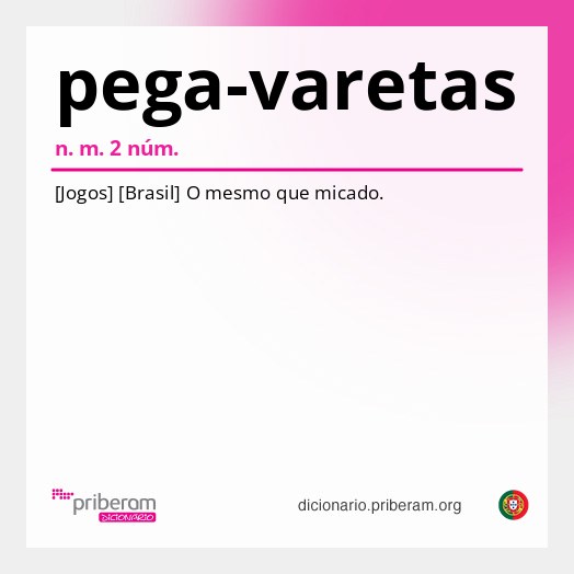 Significado de pega-varetas