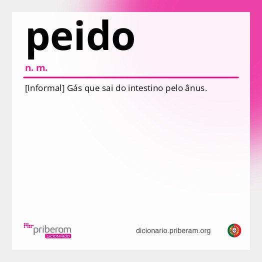 Significado de peido
