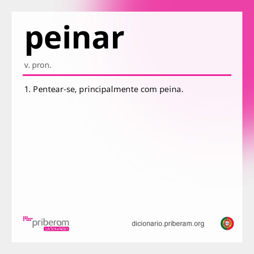 Significado de peinar