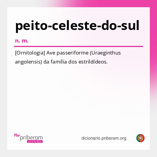 Significado de peito-celeste-do-sul