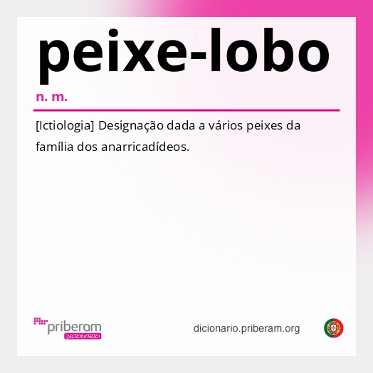 Significado de peixe-lobo