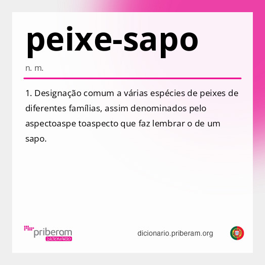 Significado de peixe-sapo