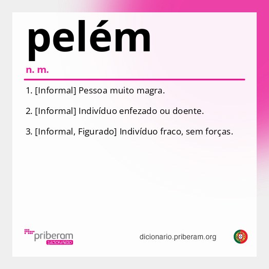 Significado de pelém