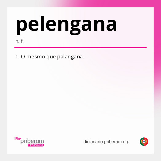 Significado de pelengana