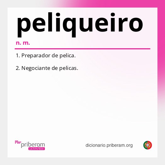 Significado de peliqueiro