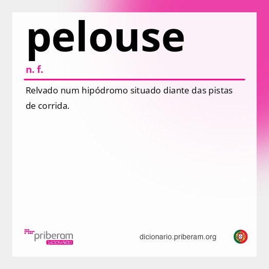 Significado de pelouse