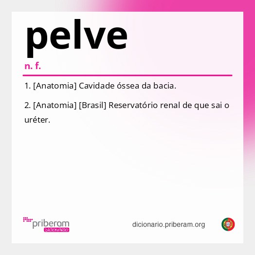 Significado de pelve