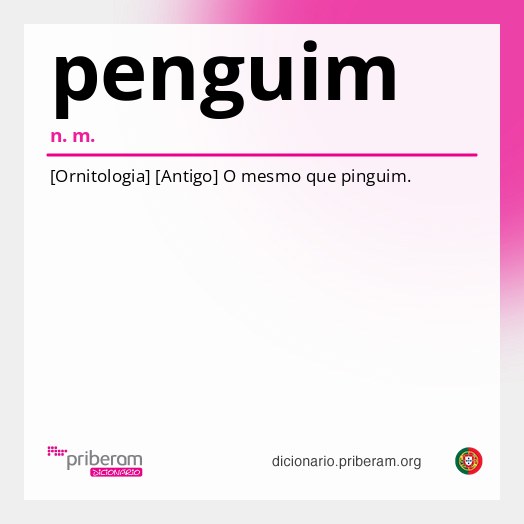 Significado de penguim