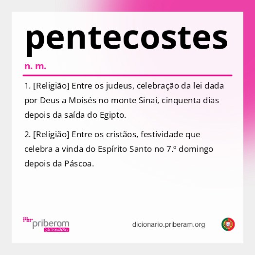 Significado de pentecostes