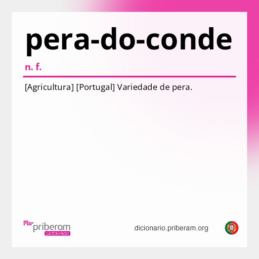 Significado de pera-do-conde