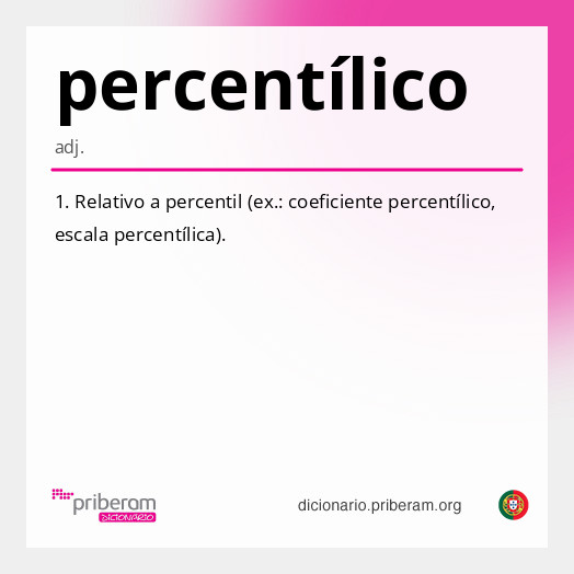 Significado de percentílico