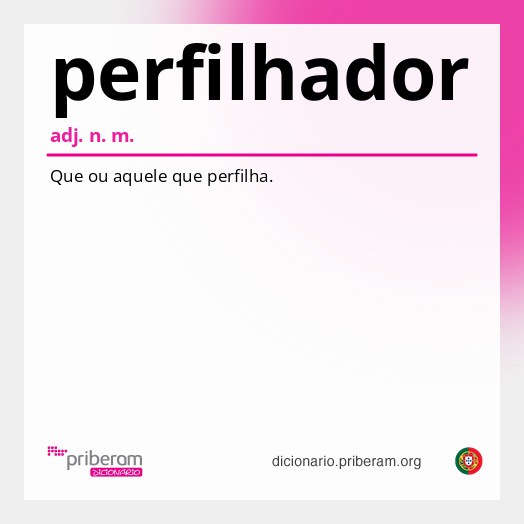 Significado de perfilhador