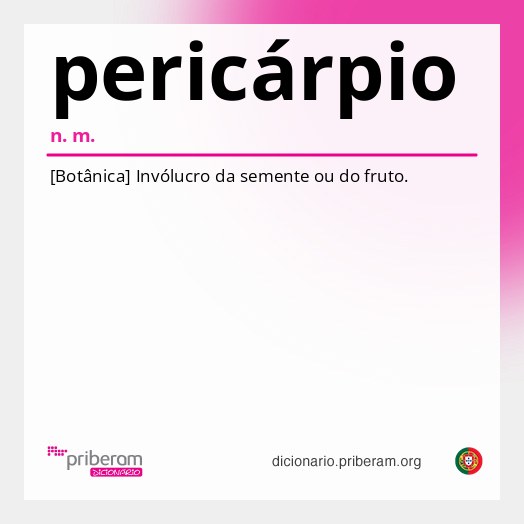 Significado de pericárpio