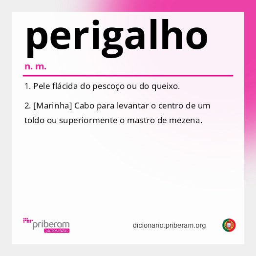 Significado de perigalho