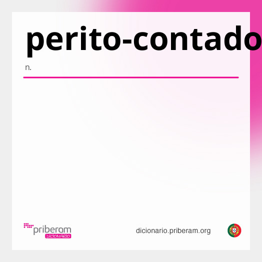 Significado de perito-contador