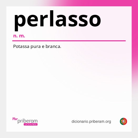 Significado de perlasso