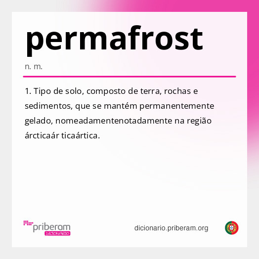 Significado de permafrost