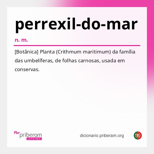 Significado de perrexil-do-mar