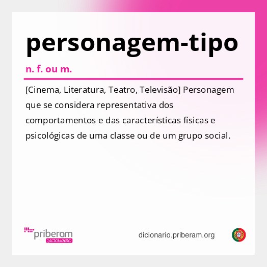 Significado de personagem-tipo