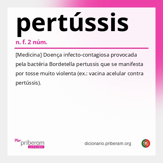 Significado de pertússis