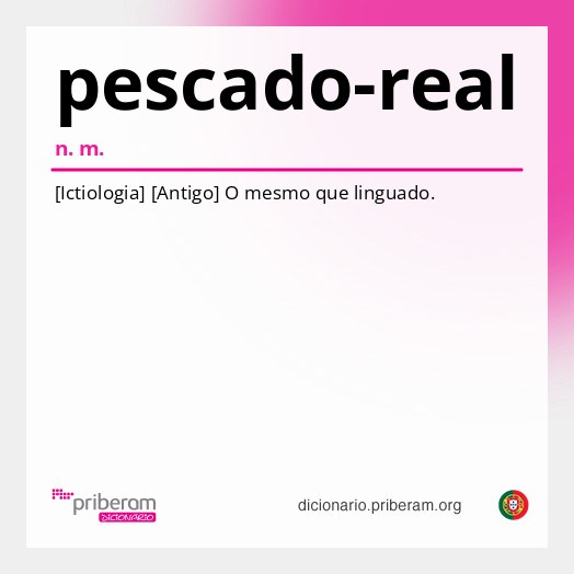 Significado de pescado-real