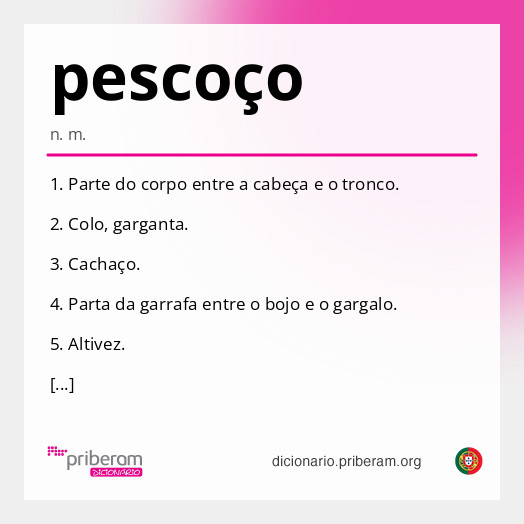 Significado de pescoço