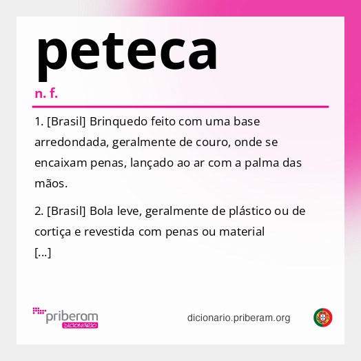 Significado de peteca