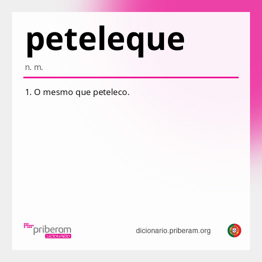 Significado de peteleque
